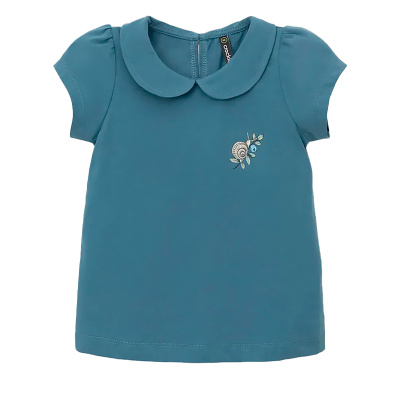 Рубашка с воротничком для девочки Crockid 302735 капитанский синий к561 1